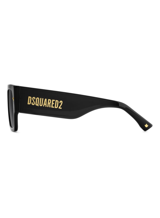 DSQUARED2 D2 0165/S Sunglasses Black Rectangular - Image 4