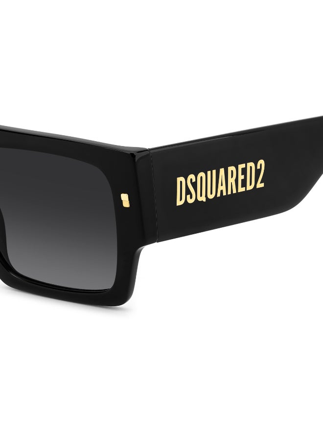 DSQUARED2 D2 0165/S Sunglasses Black Rectangular - Image 5