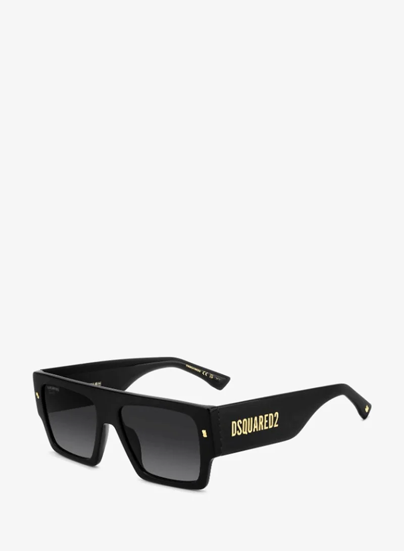ديسكويرد2 DSQUARED2 D2 0165/S Sunglasses Black Rectangular