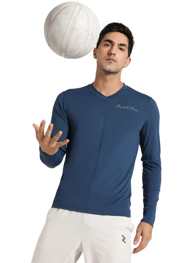 ZAECY Men's V-Neck Yoga Top