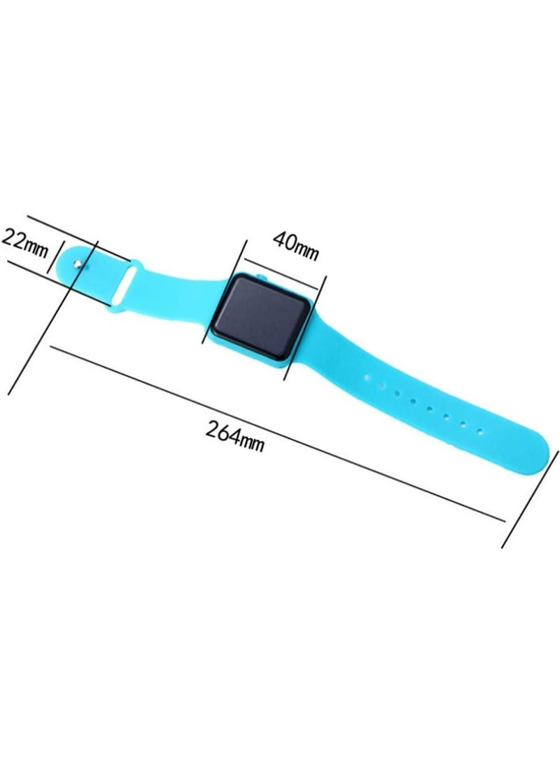 Weicam ويكام 10 قطع من ساعات المعصم للجنسين الرجال والنساء LED سيليكون الرياضة الالكترونية سوار ساعات بالجملة - Image 3