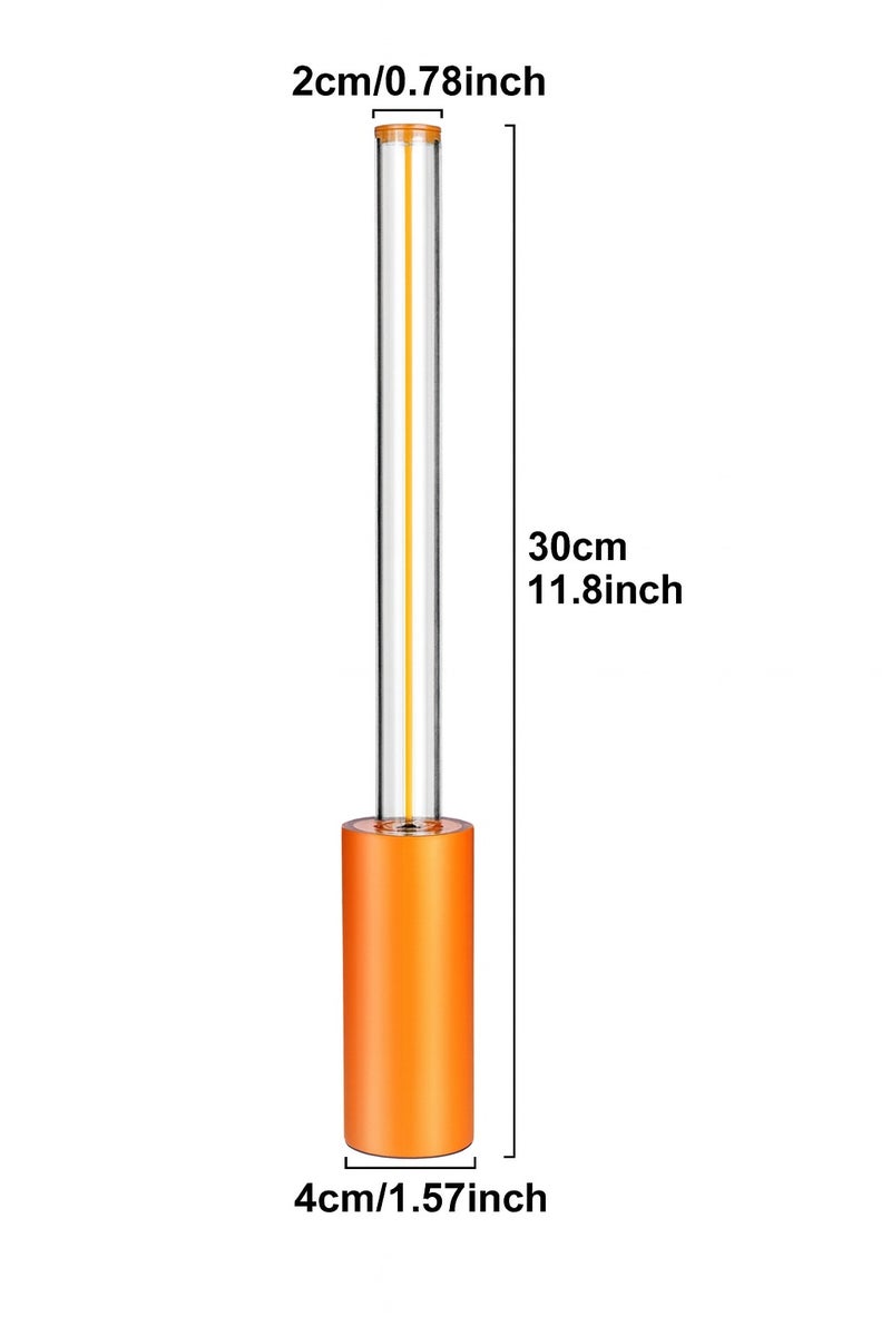 [قابلة لإعادة الشحن | محمولة] مصباح طاولة LED للطعام والمقاهي والخارج | ضوء دافئ قابل للتعتيم، عمر بطارية طويل، شحن USB-C | تصميم عصري بسيط - Image 5
