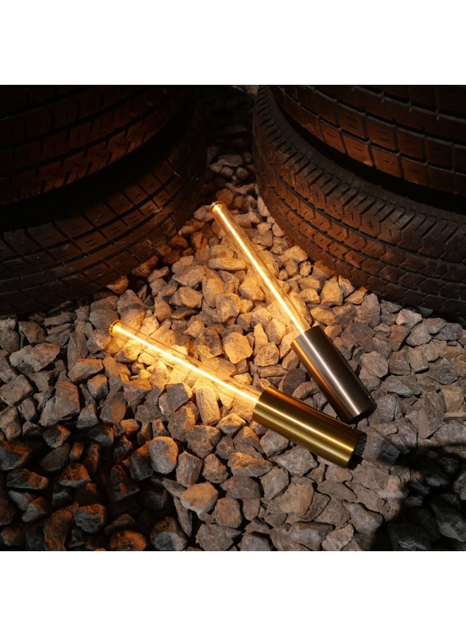 [قابلة لإعادة الشحن | محمولة] مصباح طاولة LED للطعام والمقاهي والخارج | ضوء دافئ قابل للتعتيم، عمر بطارية طويل، شحن USB-C | تصميم عصري بسيط - Image 4