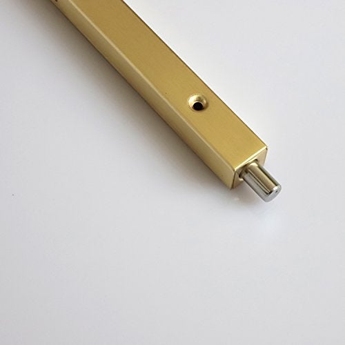 TOGU 10" Solid Stainless Steel Lever Action Flush Bolt,Concealed Security Door Lock For Composite Doors,French Doors,Wood Doors,Double Doors,Dummy Doors,Golden Plated - Image 5