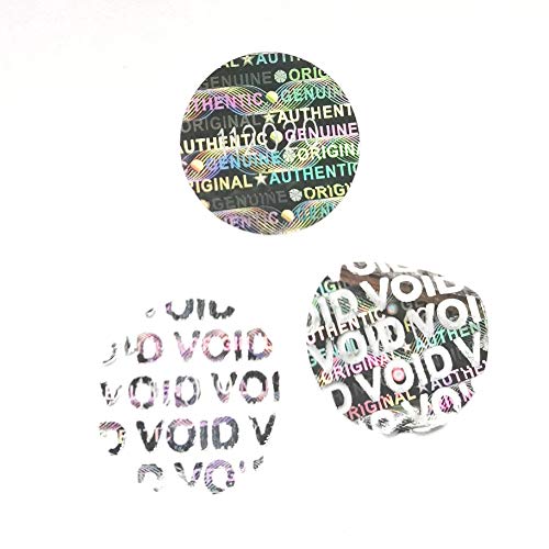 TLK&FBB 0.59 in High Security Tamper Evident Seal Warranty Void Original Genuine Authentic Hologram Labels/Stickers w/Unique Sequential Serial Numbering Tamper Proof Stickers (550) - Image 4
