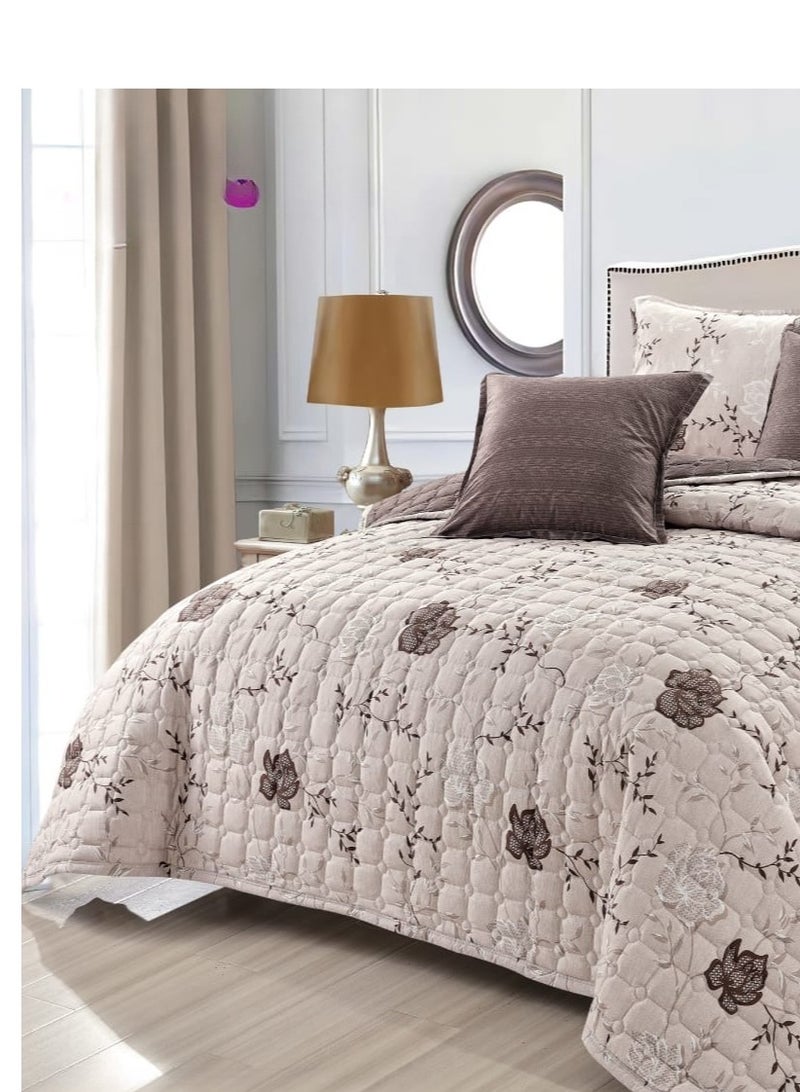 مينج لي طقم لحاف نفر مفرش مكون من 4 قطع بوليستر لحاف مقاس170 في 220سم - Image 3