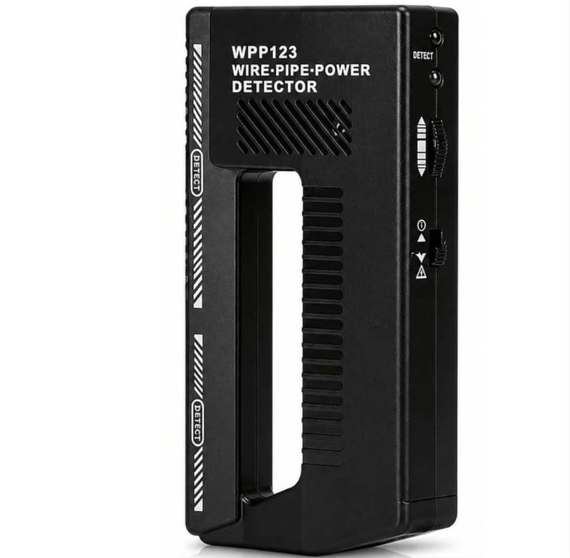 Pithon Grips WPP123 Wire Pipe Detector Detects Live AC Wires Metal Pipes in Walls LED Sound Alerts Adjustable Sensitivity DIY Indoor Wall Safety Tool Drywall Use - Image 2
