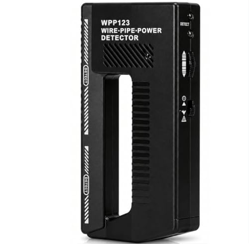 Pithon Grips WPP123 Wire Pipe Detector Detects Live AC Wires Metal Pipes in Walls LED Sound Alerts Adjustable Sensitivity DIY Indoor Wall Safety Tool Drywall Use - Image 1