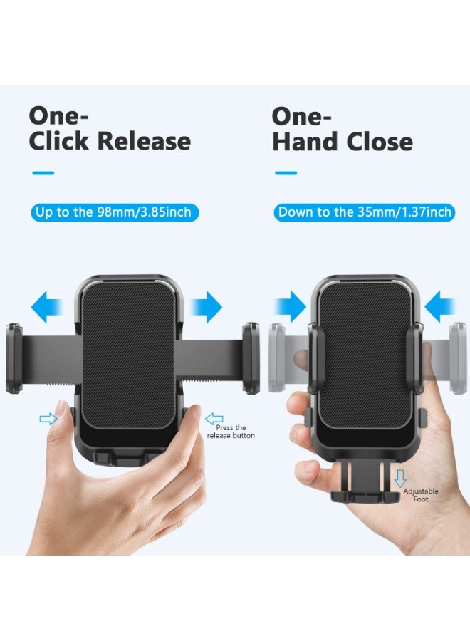 Digipace Car Cup Holder Phone Mount, Long Arm Adjustable Cell Phone Holder for Car, Sturdy Anti-Shake Cradle, Compatible with All Smartphones for Commute & Road Trip - Image 3
