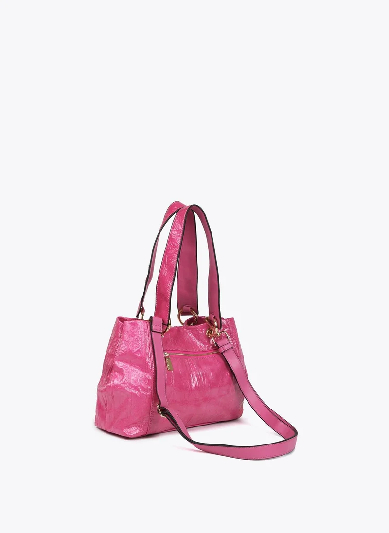 Lola Casademunt Textured faux leather crossbody bag