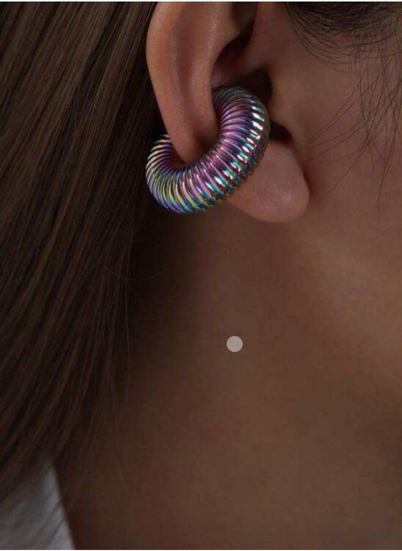 NEW STYLE - 2pcs Stylish & Trendy Hoop Earrings For Women - Image 1