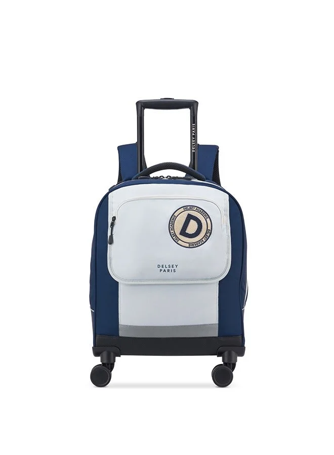 DELSEY Paris Back To School 2025 4-Wheel Vertical Shoulder Bag Trolley – Navy