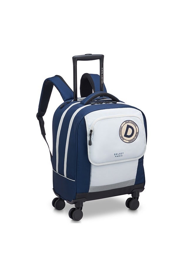 DELSEY Paris Back To School 2025 4-Wheel Vertical Shoulder Bag Trolley – Navy - Image 3
