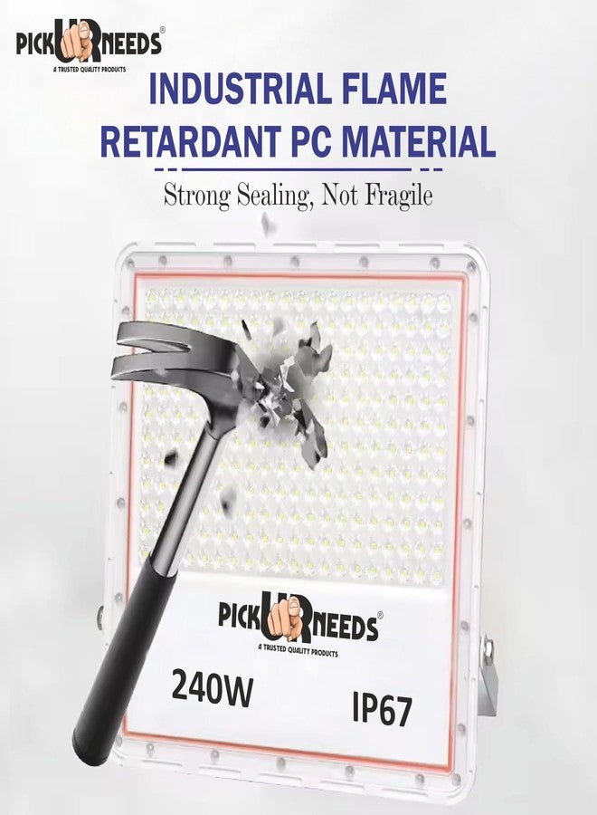 Pick Ur Needs Bright LED 240W Lens Flood Lamp Light Outdoor with Extension Bracket (1) - Image 2