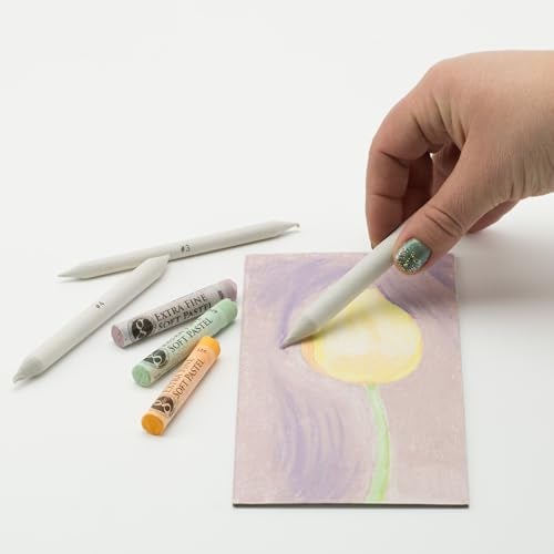 Creative Mark Blending Stumps - Perfect Art Set for Charcoal, Pencils, Pastels - Ideal for Artists and Designers - Solid Double [Set of 6] - Image 4