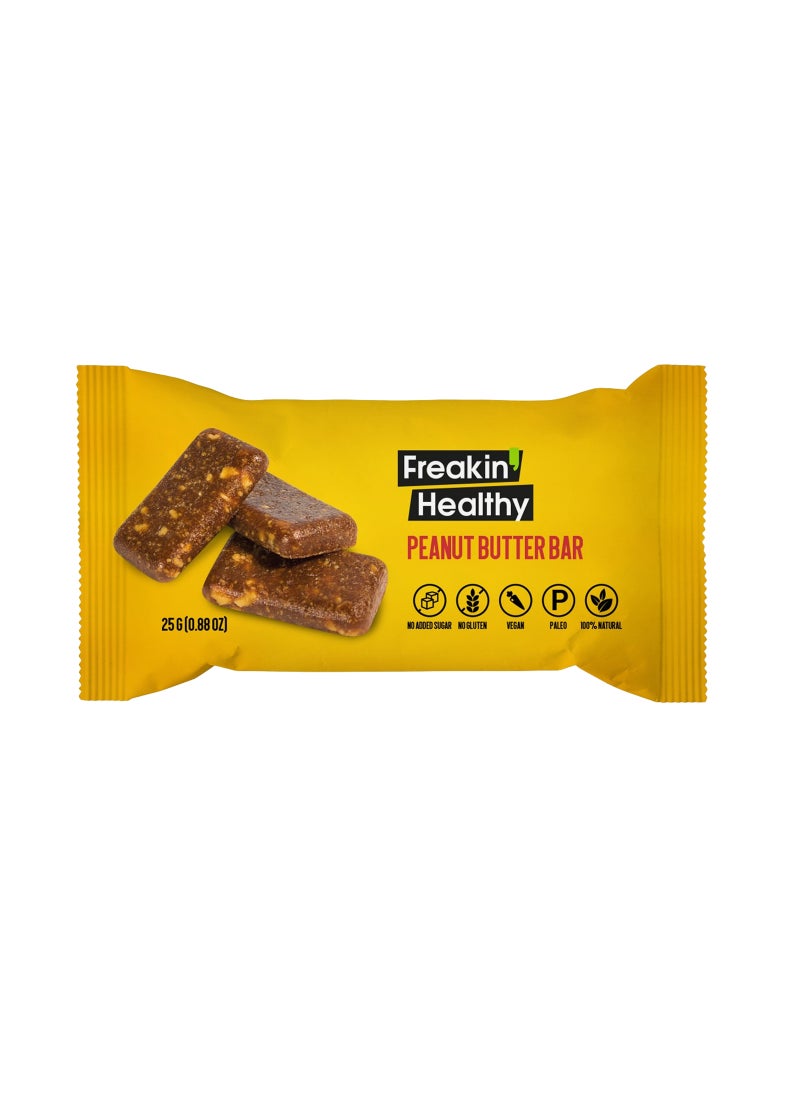 Freakin Healthy Peanut Butter Bar 25g (3g Protein) - Image 1