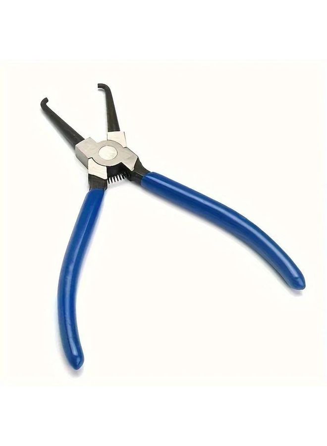 1pc Metal Fuel Filter Hose Removal Pliers Ergonomic Blue Handles Automotive Tool - Image 1