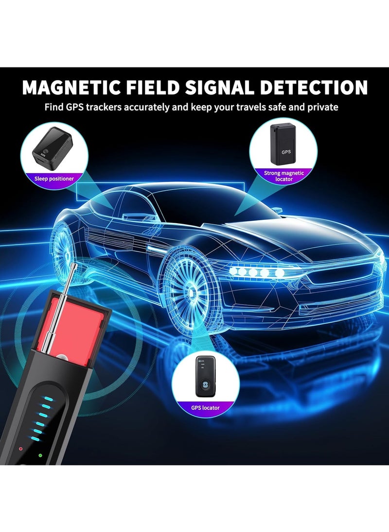 Generic - Hidden Camera Detectors, Camera Detector, Bug and Hidden Camera Detector, Anti Spy RF Signal Scanner, Wireless Rechargeable for Home, Office, Travel, Hotel, 6 Levels Sensitivity 4 Modes, 34H Work - Image 1