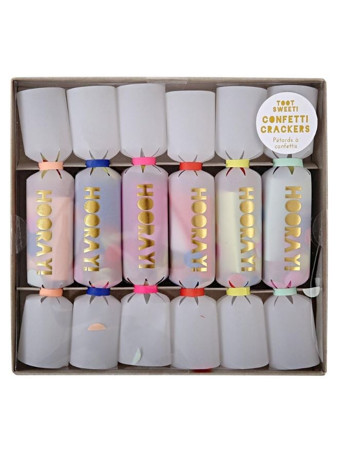 Meri Meri Toot Sweet Confetti Crackers - Image 1