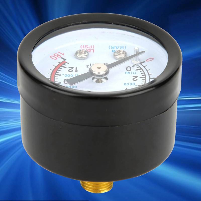 Air Compressor Pressure Gauge: Easy-to-read Dial, Real Time Accurate Pressure - Stable Performance, High Reliability for Screw & Piston Compressor Installation - Image 2