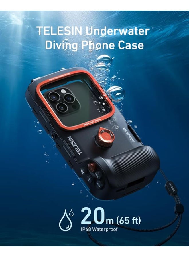 TELESIN Universal Underwater Phone Case for Snorkeling and Diving - Image 2