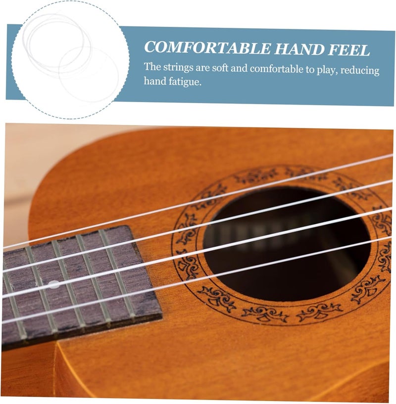 SUPVOX 1 Set Ukulele Strings Set Sturdy Nylon Replacement Strings for Ukulele for Beginners for Easy Tuning and Performance - Image 3