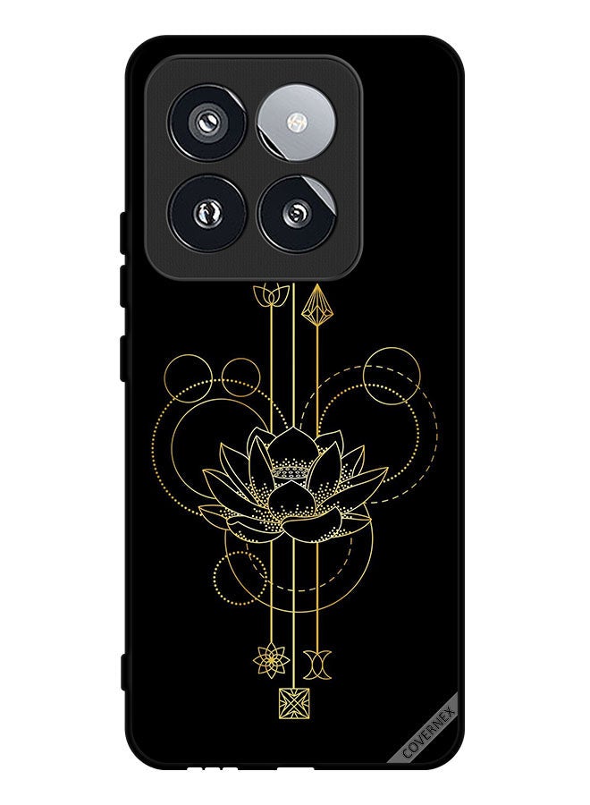 Covernex Protective Case Cover For Xiaomi 14 Pro Modern Flower Art - Image 1