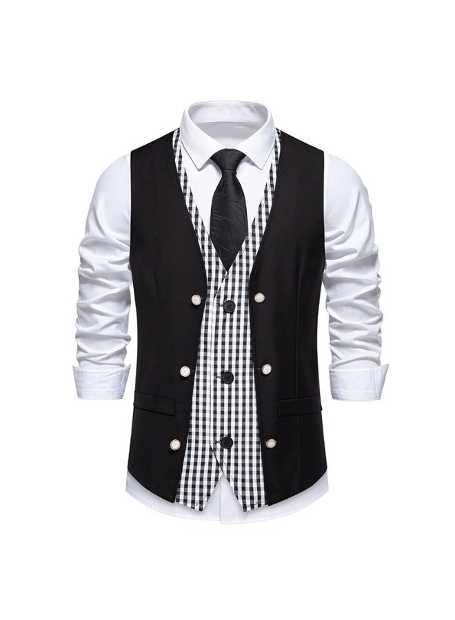 Shougu New Fashionable Casual Men's Suit Vest  - Image 1