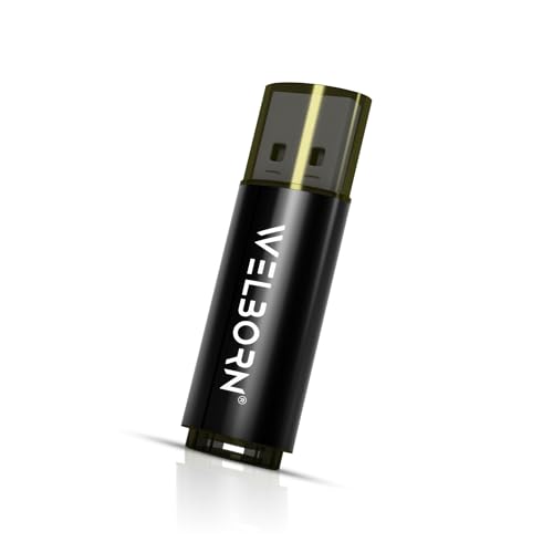 Welborn USB 3.2 Gen 1 Metal Flash Drive – Fast Transfer Speed, Magnetic Body, Temperature/X-Ray Protection, for Phone, Tablet & Laptop (32, GB) - Image 1