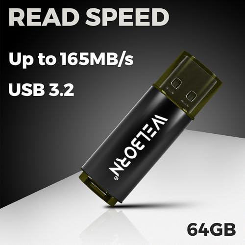 Welborn USB 3.2 Gen 1 Metal Flash Drive – Fast Transfer Speed, Magnetic Body, Temperature/X-Ray Protection, for Phone, Tablet & Laptop (32, GB) - Image 4