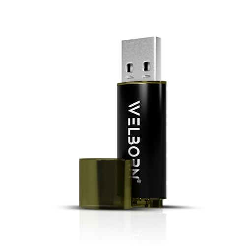 Welborn USB 3.2 Gen 1 Metal Flash Drive – Fast Transfer Speed, Magnetic Body, Temperature/X-Ray Protection, for Phone, Tablet & Laptop (32, GB) - Image 2