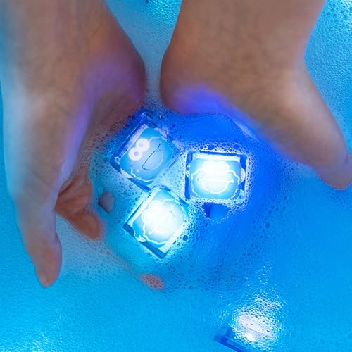 Glo Pals x Sesame Street Water-Activated Light-Up Cubes for Sensory Play (Cookie Monster - Cubes Only) - Image 3