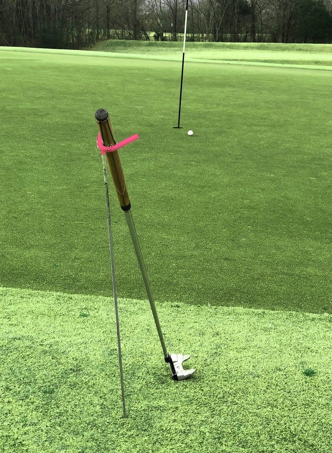 Mobile Pro Shop V-Shaped Golf Club Stand Keeps Your Clubs Clean, Dry & Visible, Made of Highly Durable Stainless Steel - Easy to Carry Golf Club Holder - Image 4