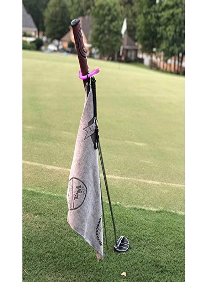 Mobile Pro Shop V-Shaped Golf Club Stand Keeps Your Clubs Clean, Dry & Visible, Made of Highly Durable Stainless Steel - Easy to Carry Golf Club Holder - Image 2