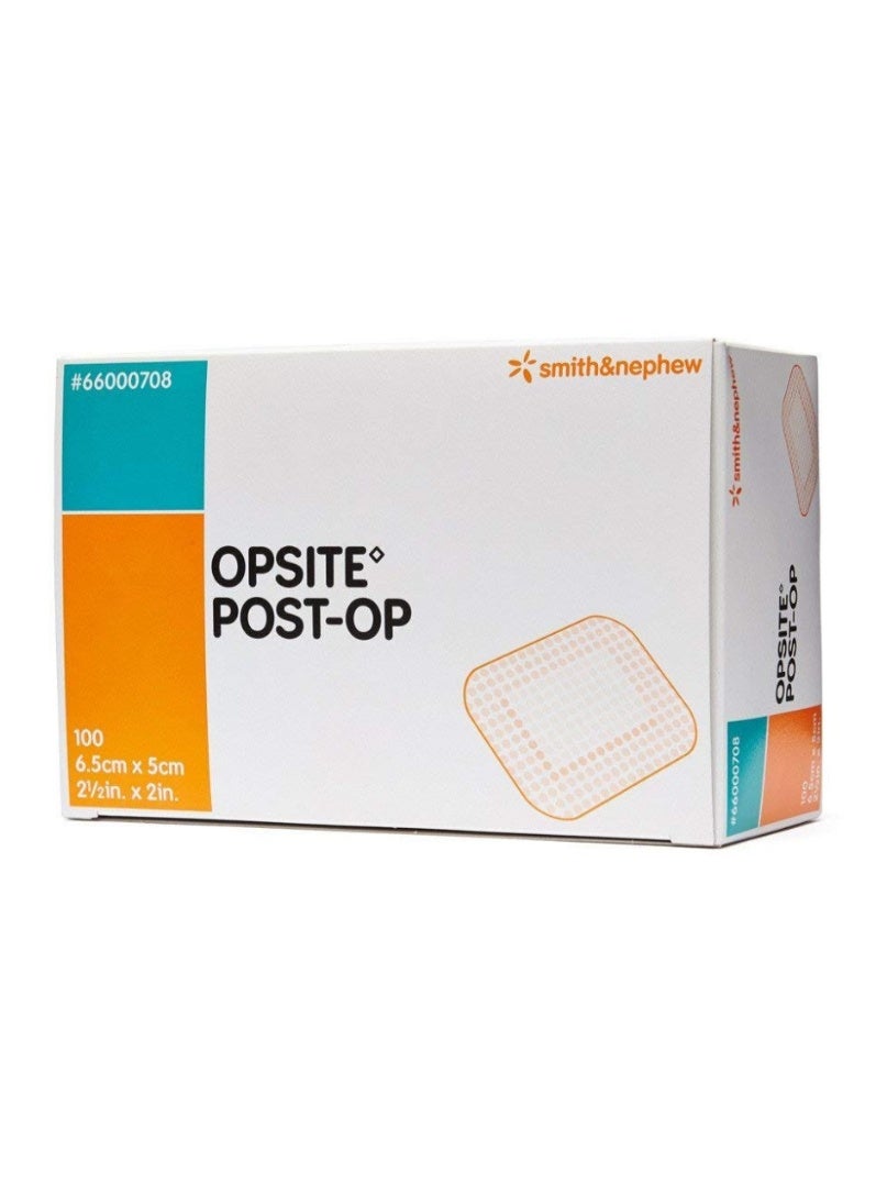 OPSITE Smith & Nephew - Opsite Post-Op Water & Bacterial Proof Adhesive Sterile Dressing - 6.5*5 cm - Image 1