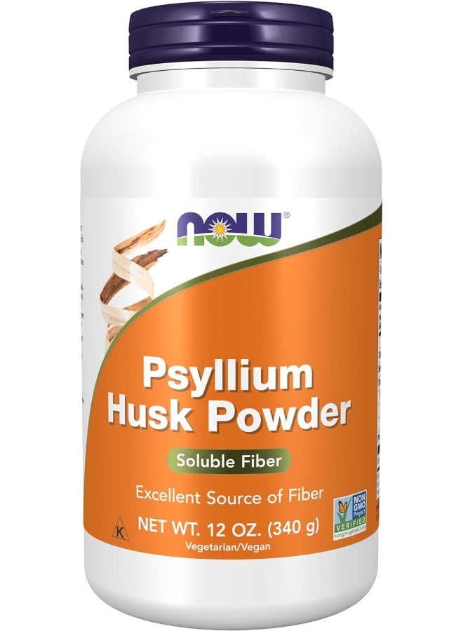 Now Foods Psyllium Non-Organic Husk Powder, 340 gm - Image 1