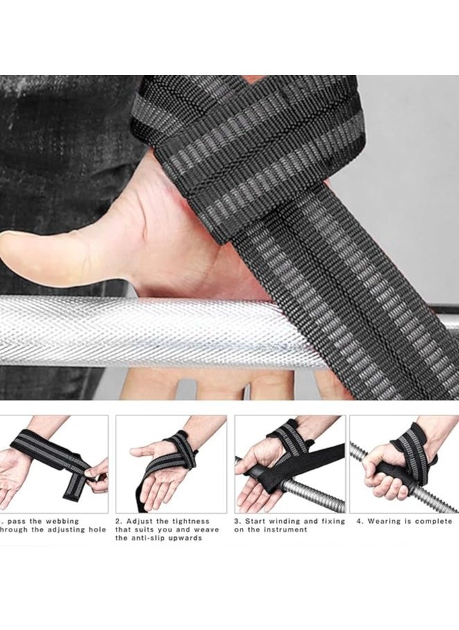 SportQ SportQ Weight Lifting Belts Pair, Wrist Brace for Gym, Tensioner for Men Women, Wrist Support Belt for Deadlifting, Weight Lifting Straps for Grip Gym, Weight Lifting Belt  - Image 2