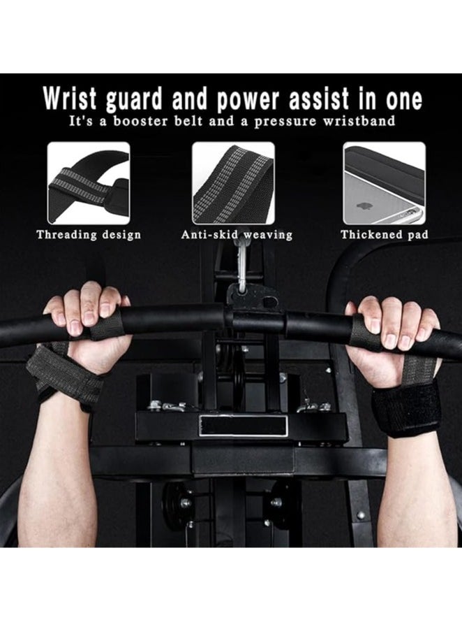 SportQ SportQ Weight Lifting Belts Pair, Wrist Brace for Gym, Tensioner for Men Women, Wrist Support Belt for Deadlifting, Weight Lifting Straps for Grip Gym, Weight Lifting Belt  - Image 3