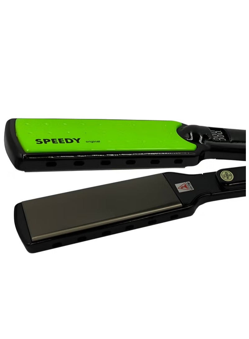 Speedy مكواة شعر سريعة SP-14 - لعلاج الكيراتين/البروتين - مطلية بالتيتانيوم - تسخن حتى 470 فهرنهايت - Image 4