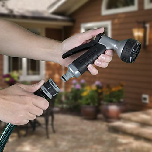 Melnor 65175AMZ 6 Piece Quick Connect Starter Set Connector Bundle, Product Adapter, Product End Connector, Black, Grey - Image 2