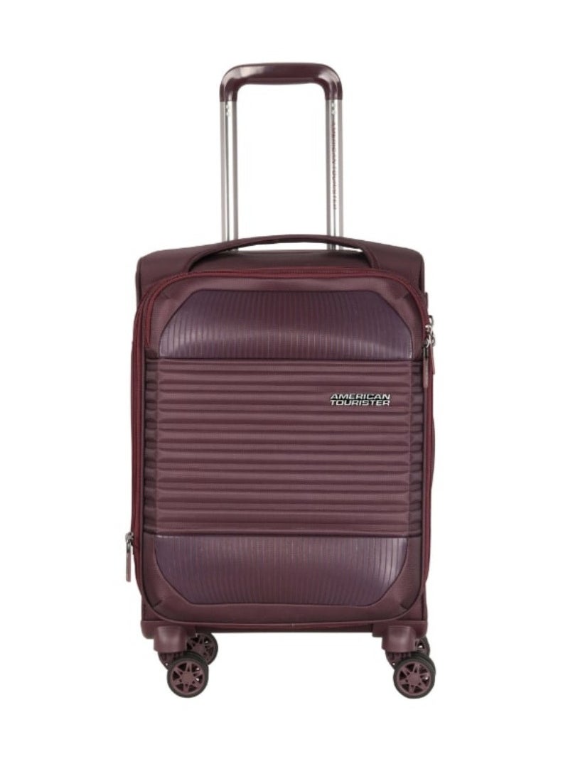 AMERICAN TOURISTER FORNAX SPINNER SOFT TROLLEY EXPANDABLE TSA 66 CM RAISIN RED  - Image 1