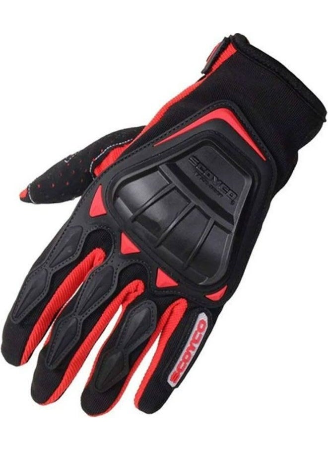 Ebakbak Motorcycle Gloves Neoprene Fabric Plastic Full Protection Motor Gloves  - Image 2