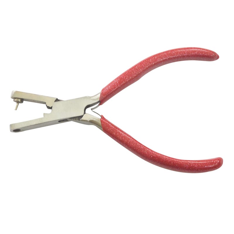 LUXURO LUXURO Plier for Punching Hole in Leather Belt Watch Strap Hole Size 2mm Round 2 mm Pin Hole Punch Pliers for Punching  - Image 4