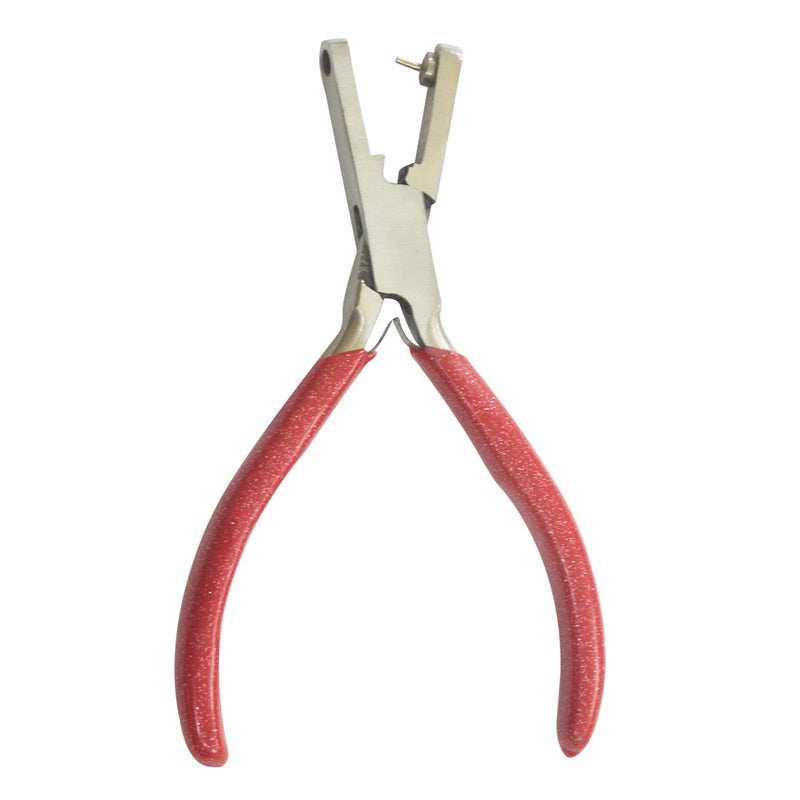 LUXURO LUXURO Plier for Punching Hole in Leather Belt Watch Strap Hole Size 2mm Round 2 mm Pin Hole Punch Pliers for Punching  - Image 5