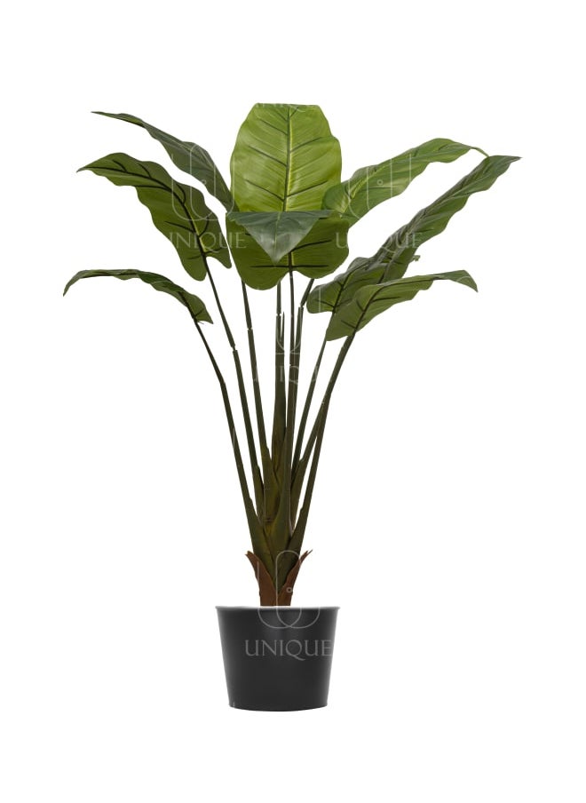 Unique Pots And Plants Banana Single Stem Artificial Tree H110CM 