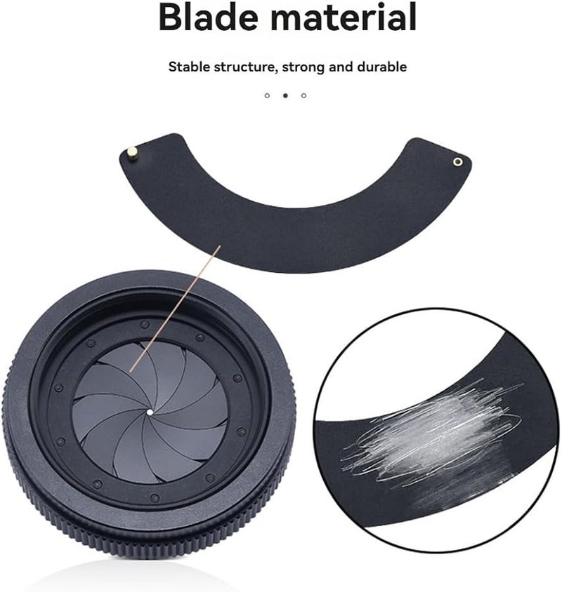 SK25 Manual Adjustable Iris Diaphragm 1 5mm To 25mm Aperture For Camera Microscope - Image 4
