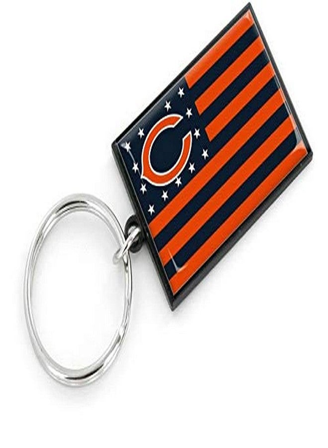 Aminco NFL Chicago Bears Americana Flag Keychain - Image 1
