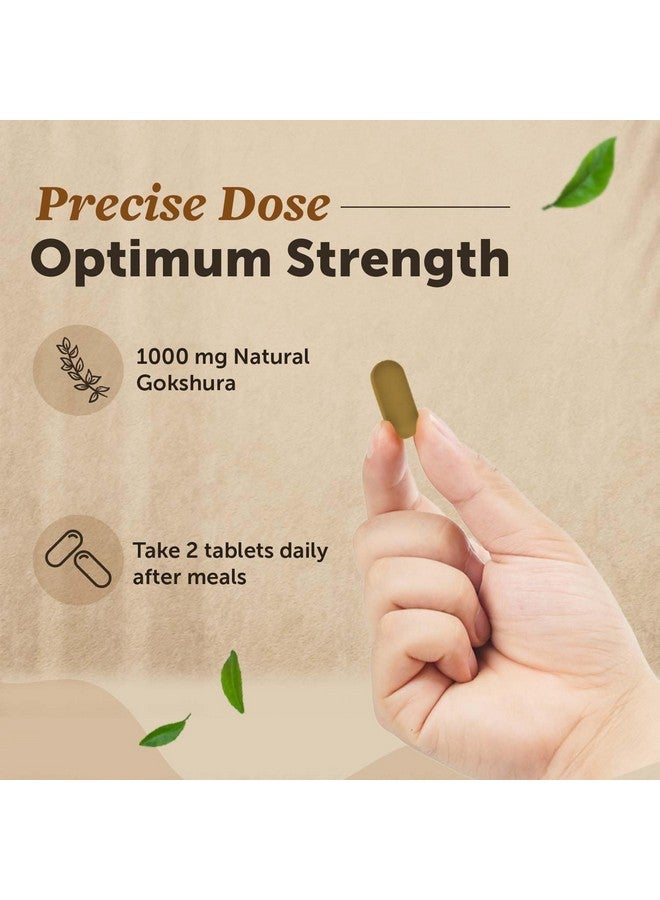 Neuherbs Gokshura Tablet 1000mg | Helps To Support Energy & Strength - 60 Tablets | Tribulus Terrestris | Energy Booster Supplements | General Wellness Tablets for Men & Women - Image 5
