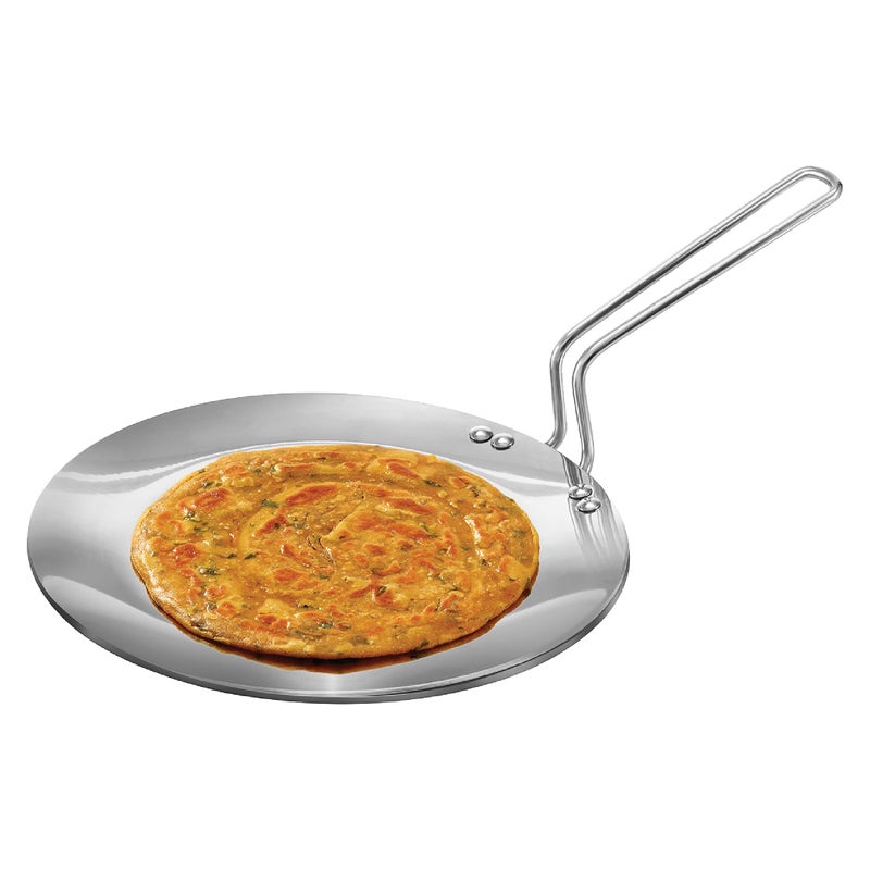 Hawkins Hawkins TriPly Stainless Steel Tava 26 cm 35mm Induction Compatible 