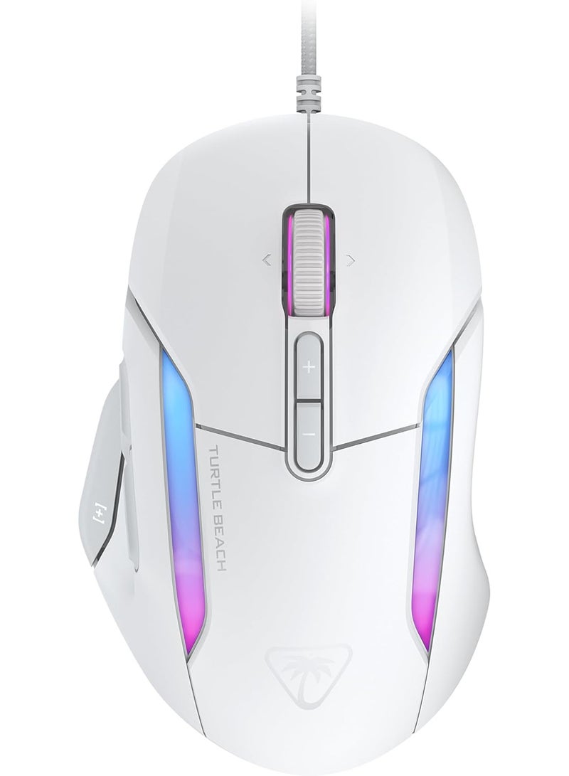 TURTLE BEACH Kone II – Wired Ergonomic RGB Gaming Mouse, 26K DPI Optical Sensor, 100M Click Life Optical Switches, 23 Customizable Inputs, 4D Scroll Wheel, Pure PTFE Glides - Image 1